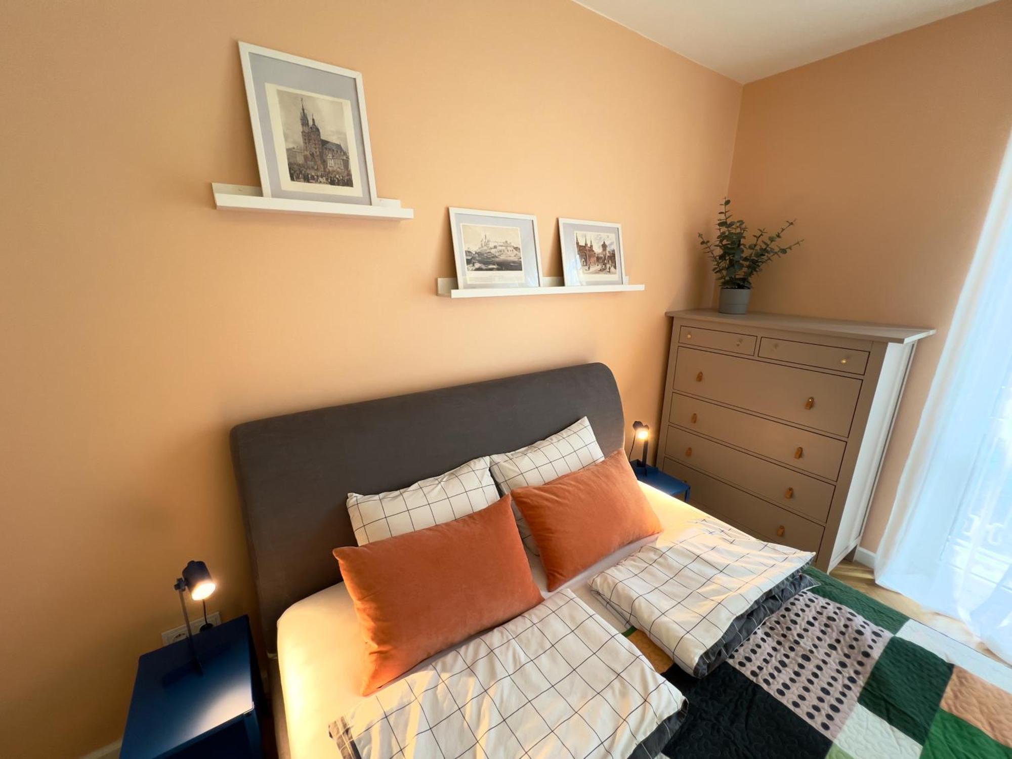 Przytulny 2 Pokojowy Apartament 46m2 W Centrum * Krakau